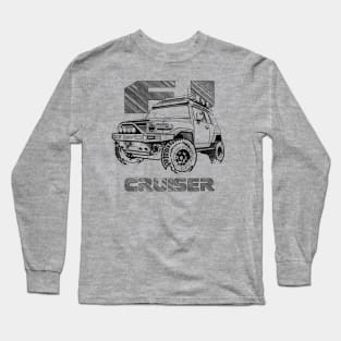 FJ Cruiser (XJ10) – LineArt Long Sleeve T-Shirt